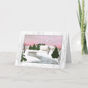 Winter Peace Card