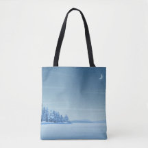 Winter Peace Shopping Errand Tote Bag