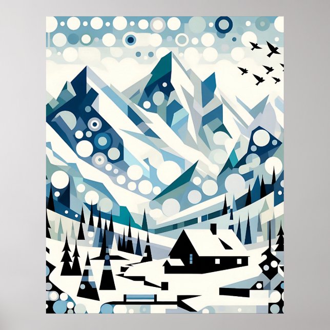 Winter peaks poster (Front)