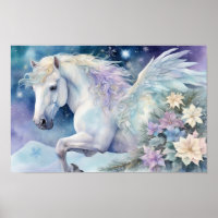 Winter Pegasus Horse - All Options