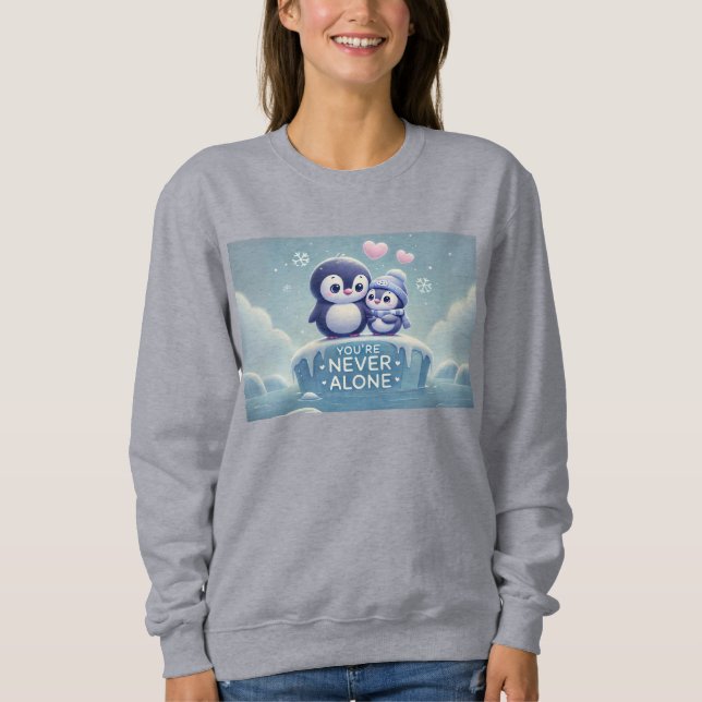 Winter Penguin Love Sweatshirt (Front)