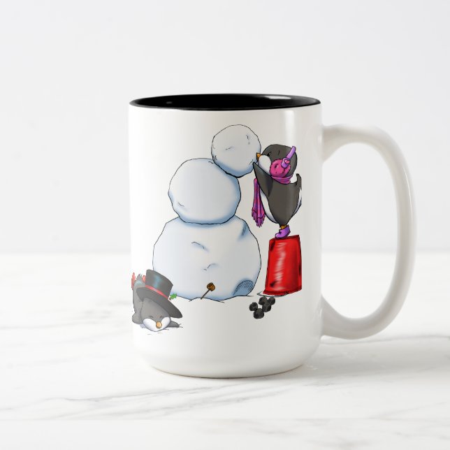 Winter Penguin Mug (Right)