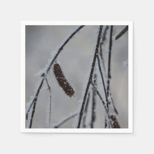Winter Photo Paper Napkins