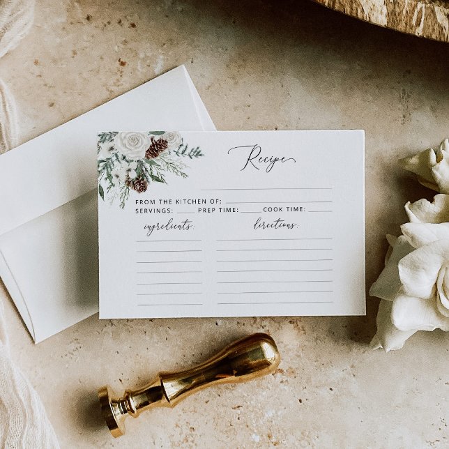 Winter pine cone elegant recipe for the bride (Creator Uploaded)