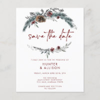 Winter Pine Save the Date