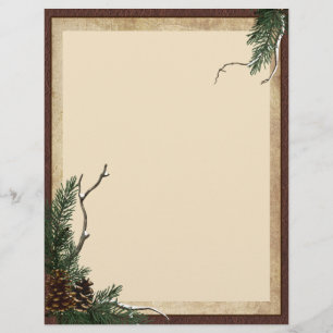 Winter Pine Stationary - Flyer