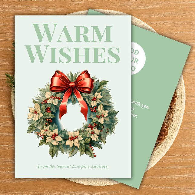  Winter Pine Team Holiday Card (Creator Uploaded)