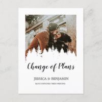 Winter Pine Tree Script Photo Change of Plans