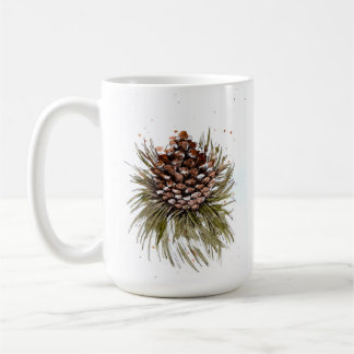 Winter Pinecone Mug