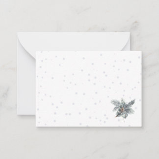Winter Pinecone Notecards