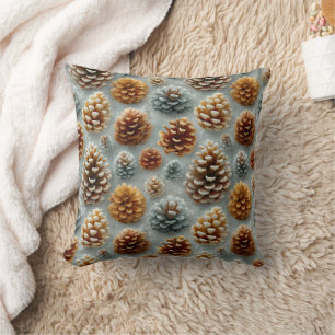 Winter Pinecones Harmony Cushion