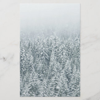 Winter Pines Stationery