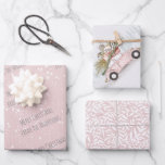 Winter Pink Car Holiday Paper with Name<br><div class="desc">Celebrate the holiday season with our Winter Pink Car Holiday Paper with Name Wrapping Paper Sheets. Personalize with your family name or greeting of your choice to create a one of kind gift your friends and family are sure to love, .</div>