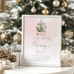 Winter pink how big is mummy's belly game poster
