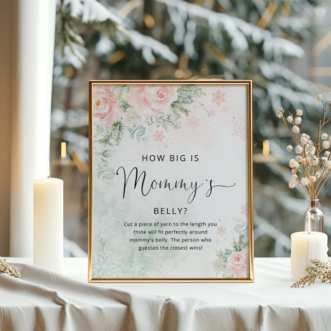 Winter pink how big is mummy's belly game poster (Creator Uploaded)