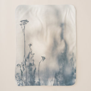Winter Plants Nature Photo Sherpa Blanket