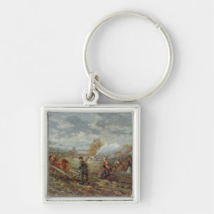 Winter Ploughing Key Ring