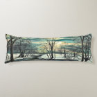Winter Pond Body Pillow