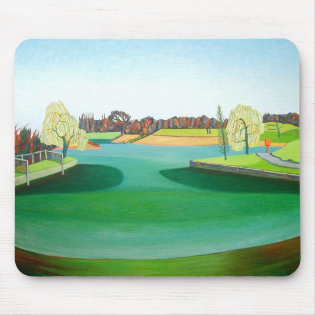 Winter Pond Mouse Pad (Front)