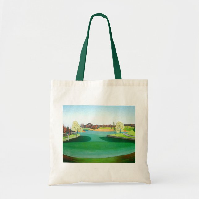 Winter Pond Tote Bag (Front)