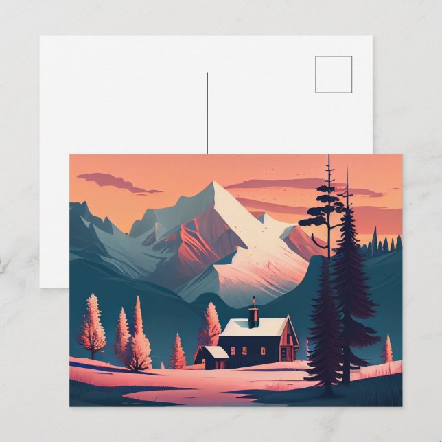 Winter Postcards (Front/Back)