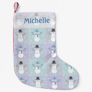 Winter Quilt Christmas Stocking