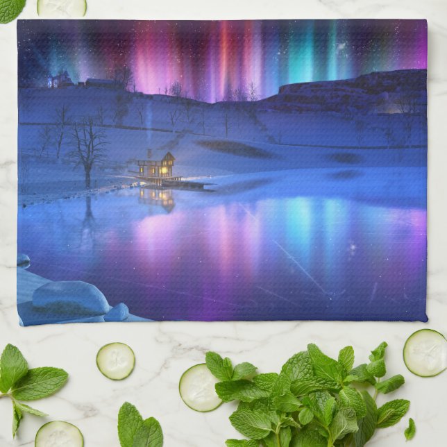 Winter Rainbow Towel (Folded)