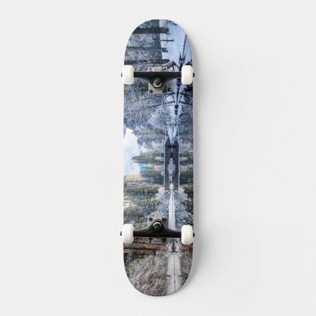 Winter Reflection at Yosemite Skateboard (Front)