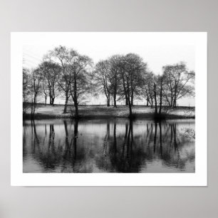 Winter Reflections (Cheshire, England) Poster