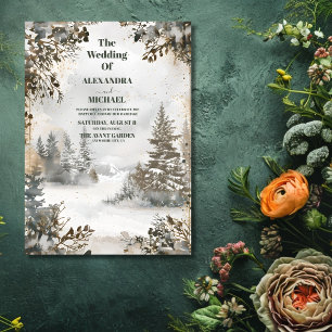 Winter Reverie Wedding Invitation