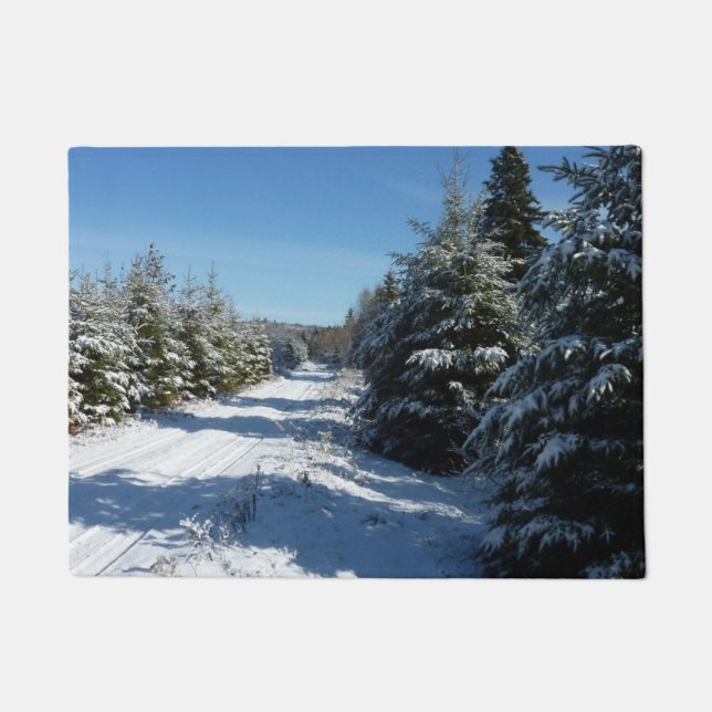 Winter Road Doormat (Front)