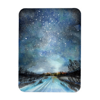 Winter Road Magnet