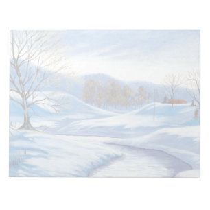 Winter Road Notepad