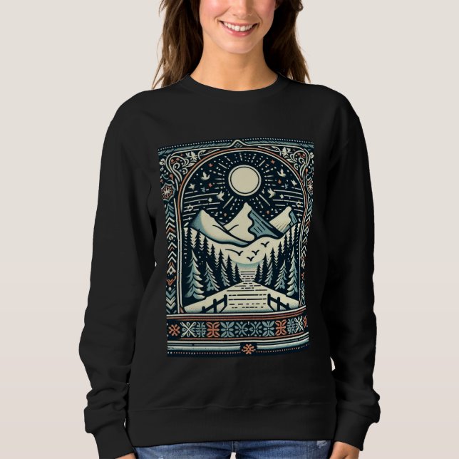 Winter Road Sweatshirt (Front)
