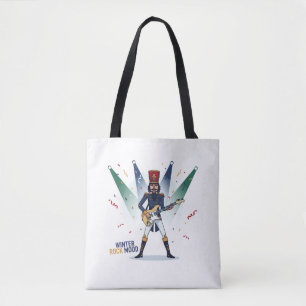 Winter Rock Mood – Nutcracker Guitarist Tote Bag