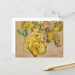 Winter Rose by Charles Rennie Mackintosh Holiday Postcard