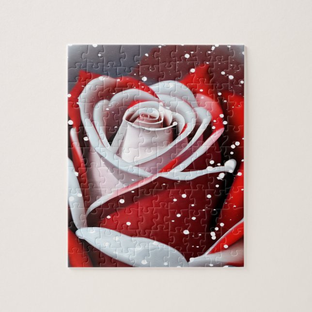 Winter Rose   Jigsaw Puzzle (Vertical)