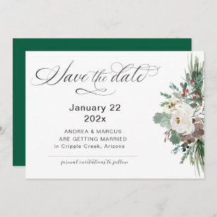 Winter Rose Pinery RSVP Save The Date
