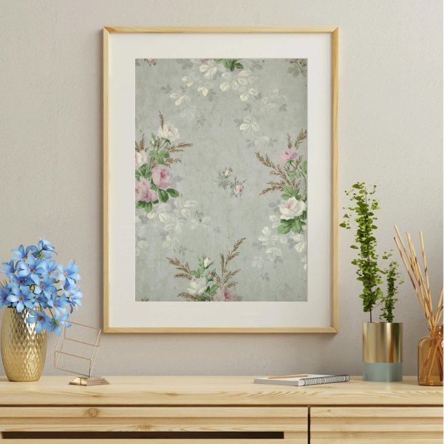 Winter Roses Decoupage Tissue Paper (Creator Uploaded)