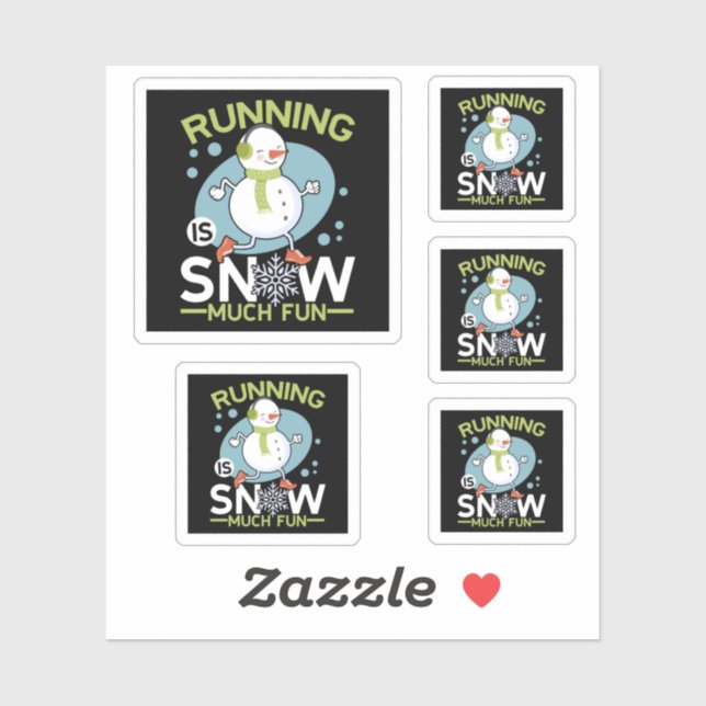 Winter Runner - Running is Snow Much Fun (Sheet)