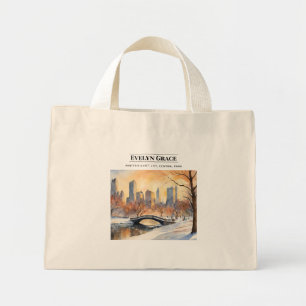 Winter’s Quiet Joy, Central Park Tote Bag