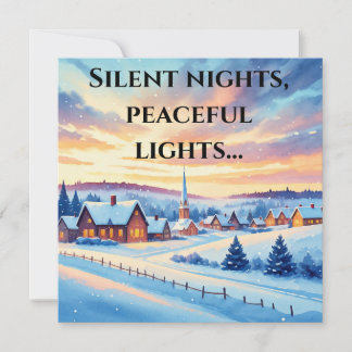 Winter’s Tranquil Embrace Holiday Card