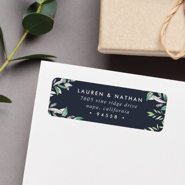 Winter Sage Return Address Label (Creator Uploaded)
