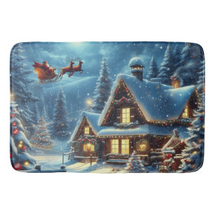 Winter/Santa/Christmas/Snow Bath Mat