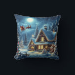 Winter/Santa/Christmas/Snow Cushion<br><div class="desc">classic</div>