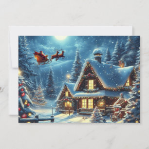 Winter/Santa/Christmas/Snow Holiday Card