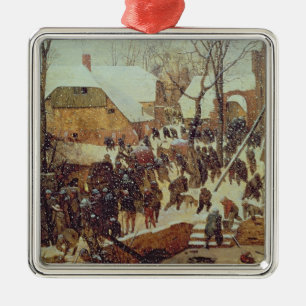 Winter Scene, 16th century Metal Ornament