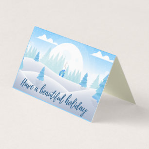 Winter Scene 25 Pack Holiday Cards