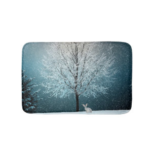 Winter Scene Bath Mat