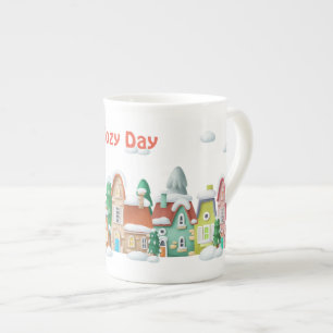 Winter Scene  Bone China Mug